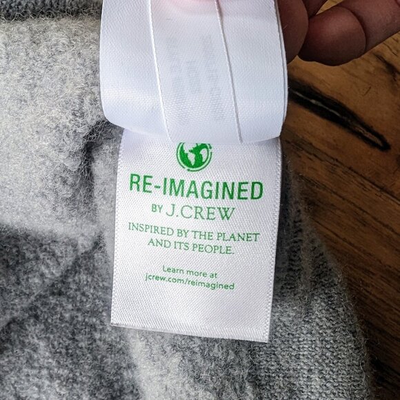 J. Crew Wallace Barnes 100% Merino Wool Thick Sweater Sweatshirt XS XXS - Picture 9 of 9